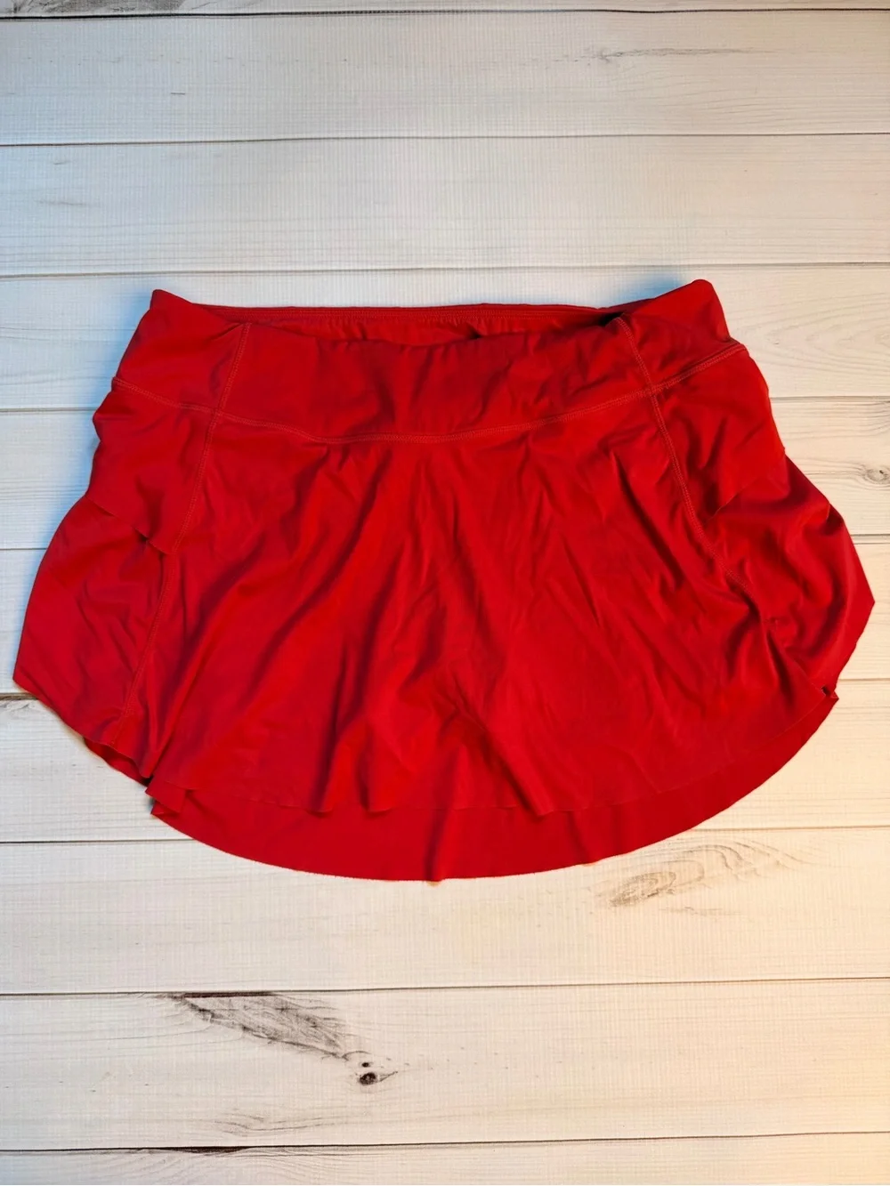 Zyia Women’s Active Skort Shorts in Red